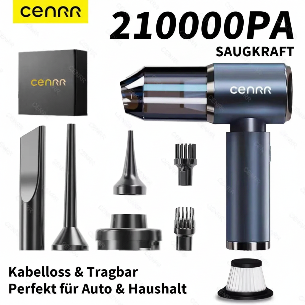 CENRR Auto-Staubsauger Produktbild auf Deutsch