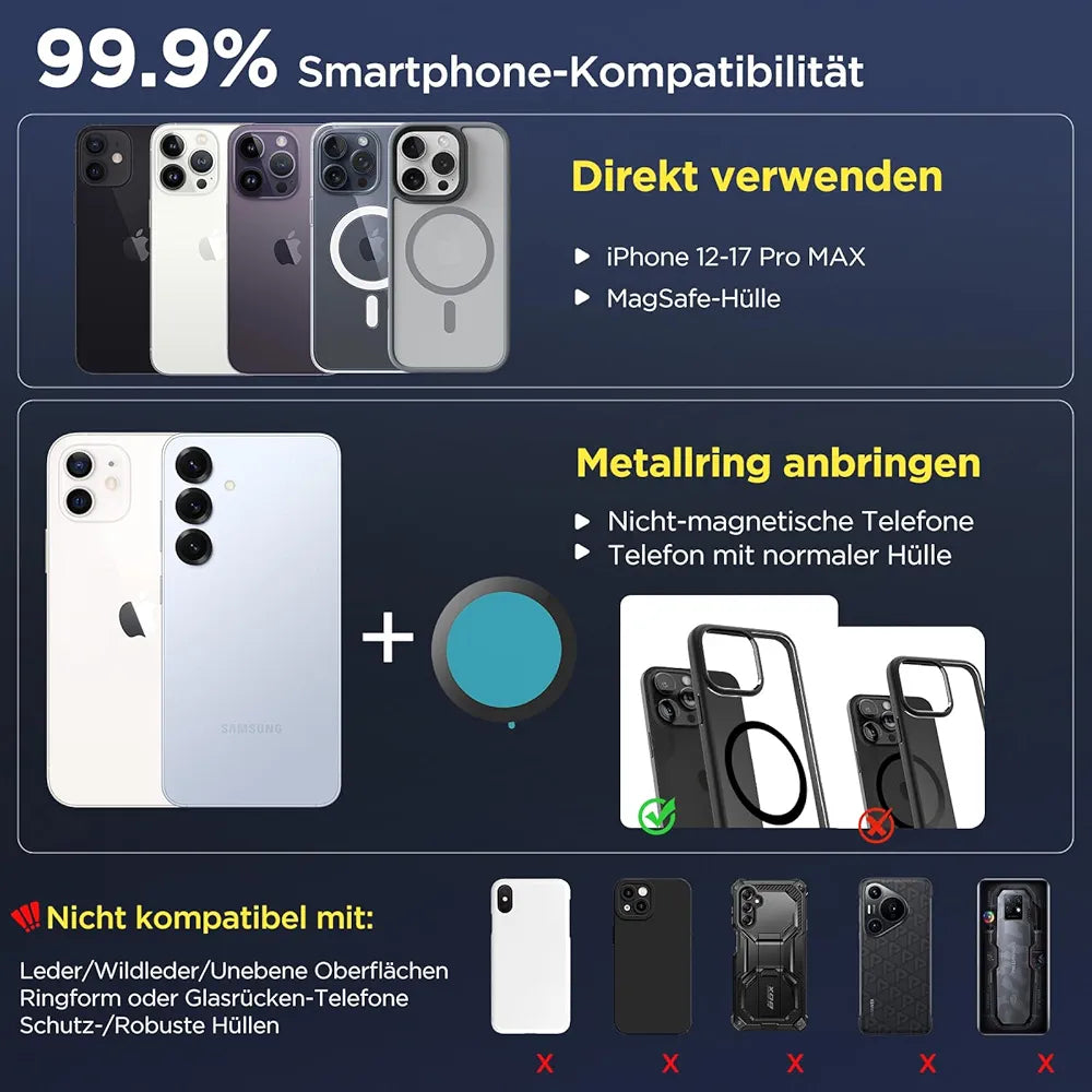 Magnetische KFZ-Handyhalterung Universal